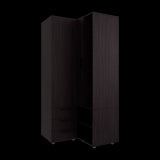 Closet Toulouse Wengue 85x180cm Con Tres Cajones y Diez Compartimientos - CLOSETS | Bylmo