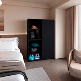 Closet Eco Wengue 120x184cm Con Siete Compartimientos - CLOSETS | Bylmo