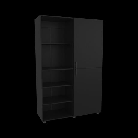 Closet Eco Wengue 120x184cm Con Siete Compartimientos - CLOSETS | Bylmo
