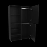 Closet Eco Wengue 120x184cm Con Siete Compartimientos - CLOSETS | Bylmo