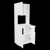 Alacena Oshawa Blanco 54x160cm Con Tres Puertas - ALACENAS Y MUEBLES MICROONDAS | Bylmo
