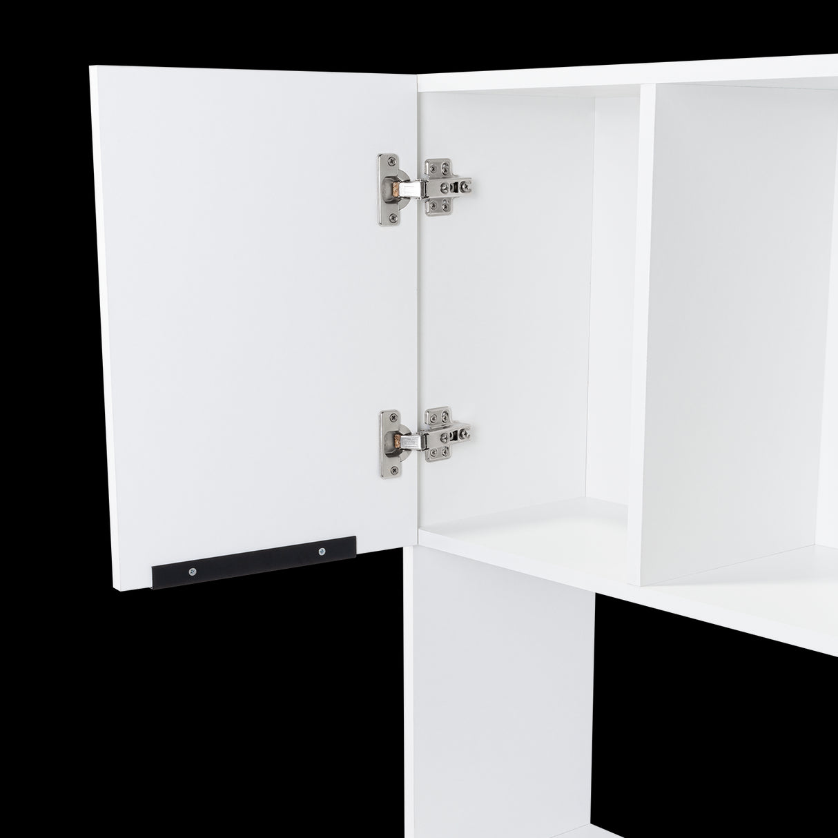 Alacena Oshawa Blanco 54x160cm Con Tres Puertas - ALACENAS Y MUEBLES MICROONDAS | Bylmo