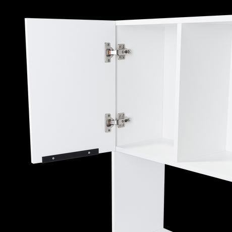 Alacena Oshawa Blanco 54x160cm Con Tres Puertas - ALACENAS Y MUEBLES MICROONDAS | Bylmo