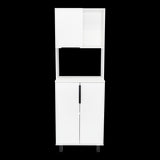 Alacena Oshawa Blanco 54x160cm Con Tres Puertas - ALACENAS Y MUEBLES MICROONDAS | Bylmo