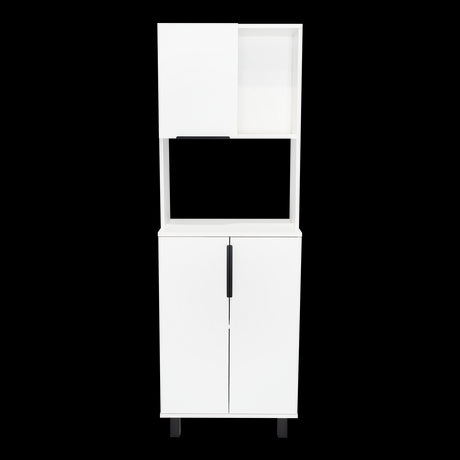 Alacena Oshawa Blanco 54x160cm Con Tres Puertas - ALACENAS Y MUEBLES MICROONDAS | Bylmo