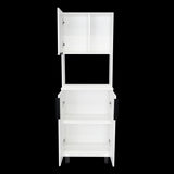 Alacena Oshawa Blanco 54x160cm Con Tres Puertas - ALACENAS Y MUEBLES MICROONDAS | Bylmo