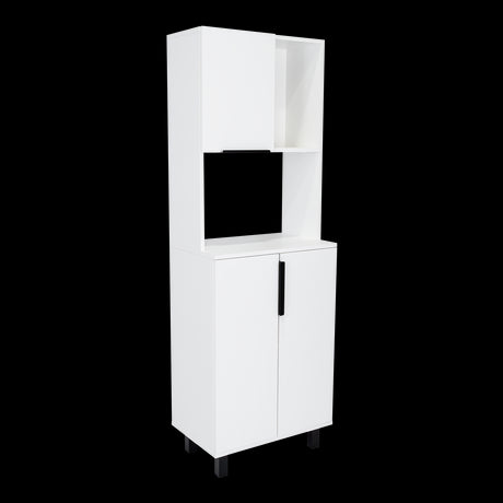 Alacena Oshawa Blanco 54x160cm Con Tres Puertas - ALACENAS Y MUEBLES MICROONDAS | Bylmo
