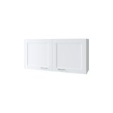Mueble Superior de Cocina Zurich Blanco 100x49cm con Dos Puertas - MUEBLES SUPERIORES DE COCINA | Bylmo