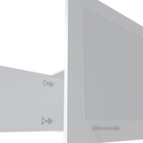 Mueble Superior de Cocina Zurich Blanco 100x49cm con Dos Puertas - MUEBLES SUPERIORES DE COCINA | Bylmo