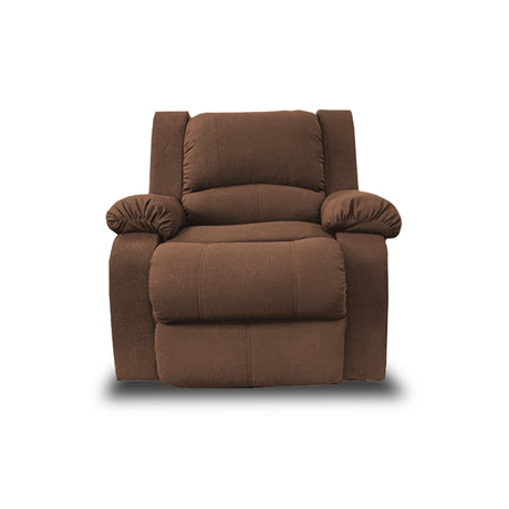 Silla Poltrona Reclinable Eléctrica Reclinomatic Cafe 90x102cm con Reposapiés - SOFAS Y POLTRONAS | Bylmo