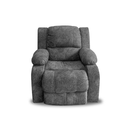 Silla Poltrona Reclinable Manual Reclinomatic Grafito 90x102cm con Reposapiés - SOFAS Y POLTRONAS | Bylmo