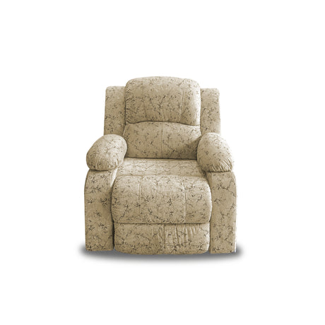 Silla Poltrona Reclinable Manual Reclinomatic Beige 90x102cm con Reposapiés - SOFAS Y POLTRONAS | Bylmo