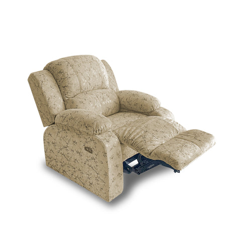 Silla Poltrona Reclinable Manual Reclinomatic Beige 90x102cm con Reposapiés - SOFAS Y POLTRONAS | Bylmo