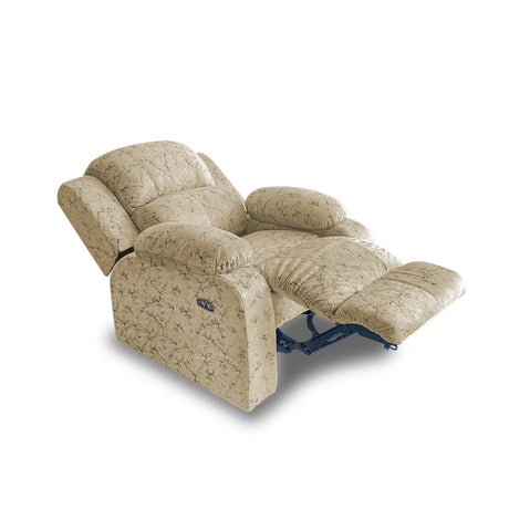 Silla Poltrona Reclinable Manual Reclinomatic Beige 90x102cm con Reposapiés - SOFAS Y POLTRONAS | Bylmo