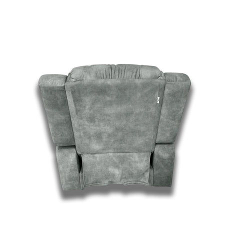 Silla Poltrona Reclinable Manual Reclinomatic Gris 90x102cm con Reposapiés - SOFAS Y POLTRONAS | Bylmo