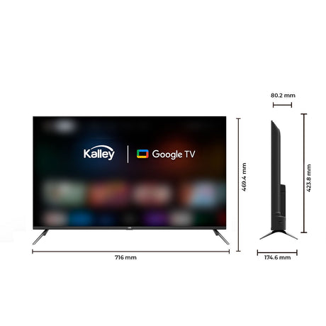 Televisor Smart 32 Pulgadas Full Hd LED Negro 71.6x46.94cm con WIFI Integrado y Bluetooth - TELEVISORES | Bylmo