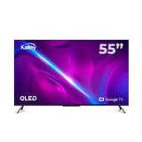 Televisor Smart 55 Pulgadas 4K QLED Negro 122.6x76.59cm con WIFI Integrado y Bluetooth - TELEVISORES | Bylmo