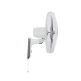Ventilador de Pared MaxiFlow Elite Blanco y Gris 47x57cm de Tres Velocidades con Oscilación - VENTILADORES | Bylmo