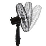 Ventilador de Piso MaxiFlow Elite Negro 49x130cm de Tres Velocidades con Oscilación - VENTILADORES | Bylmo