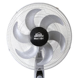 Ventilador de Piso MaxiFlow Elite Gris 49x130cm de Tres Velocidades con Oscilación - VENTILADORES | Bylmo