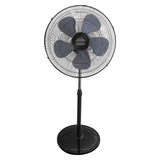 Ventilador de Piso MaxiFlow Elite Negro 48.5x130cm de Tres Velocidades con Oscilación - VENTILADORES | Bylmo