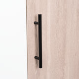 Mueble Microondas Blink Bardolino y Blanco 65.2x85cm con Una Puerta y con Patas - ALACENAS Y MUEBLES MICROONDAS | Bylmo
