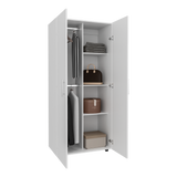 Closet Tera Blanco 180x48cm con Tres Entrepaños y con Seis Compartimiento - CLOSETS | Bylmo