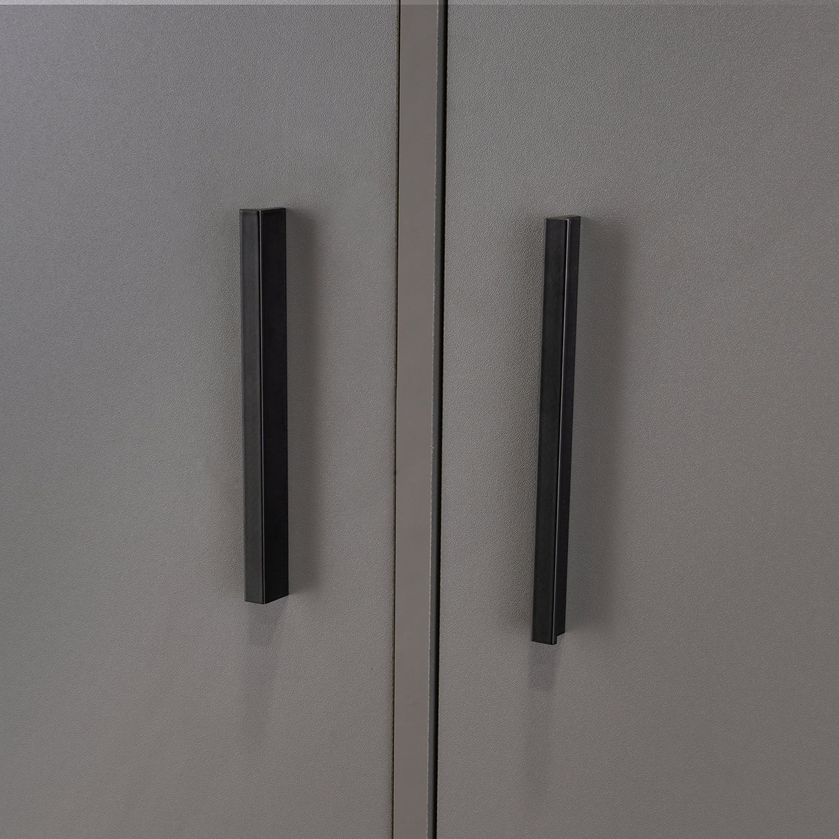 Closet Girona Plomo y Fresno Europeo 180x48.8cm con Un Cajón con Dos Entrepaños y con Seis Compartimiento - CLOSETS | Bylmo