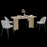 Comedor Rectangular Bankok Fresno Europeo 156x75.6cm Para Cuatro Puestos sin Sillas - COMEDORES | Bylmo