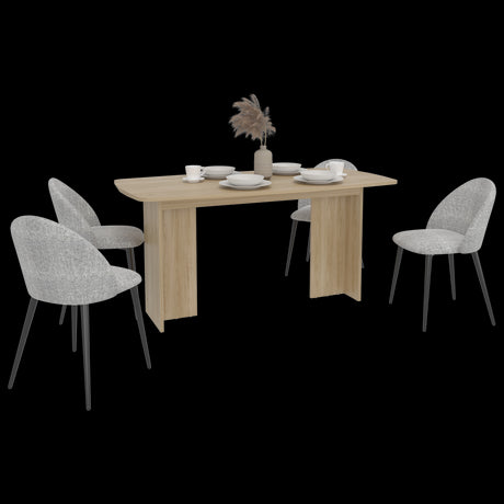 Comedor Rectangular Bankok Fresno Europeo 156x75.6cm Para Cuatro Puestos sin Sillas - COMEDORES | Bylmo