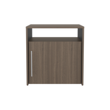 Mesa de Noche Bigaf Milan y Wengue 54.1x42.3cm con Dos Compartimientos - MESAS DE NOCHE | Bylmo
