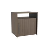 Mesa de Noche Bigaf Milan y Wengue 54.1x42.3cm con Dos Compartimientos - MESAS DE NOCHE | Bylmo