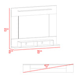 Panel de TV Montana Milan y Tivoli 141x30cm Para TV Hasta 75 Pulgadas Flotante - MUEBLES DE TV | Bylmo