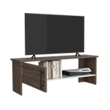 Mesa para TV Navia Milan y Blanco 42.1x31.1cm Para TV Hasta 50 Pulgadas - MUEBLES DE TV | Bylmo