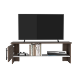 Mesa para TV Navia Milan y Blanco 42.1x31.1cm Para TV Hasta 50 Pulgadas - MUEBLES DE TV | Bylmo