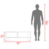 Mesa para TV Navia Milan y Blanco 42.1x31.1cm Para TV Hasta 50 Pulgadas - MUEBLES DE TV | Bylmo