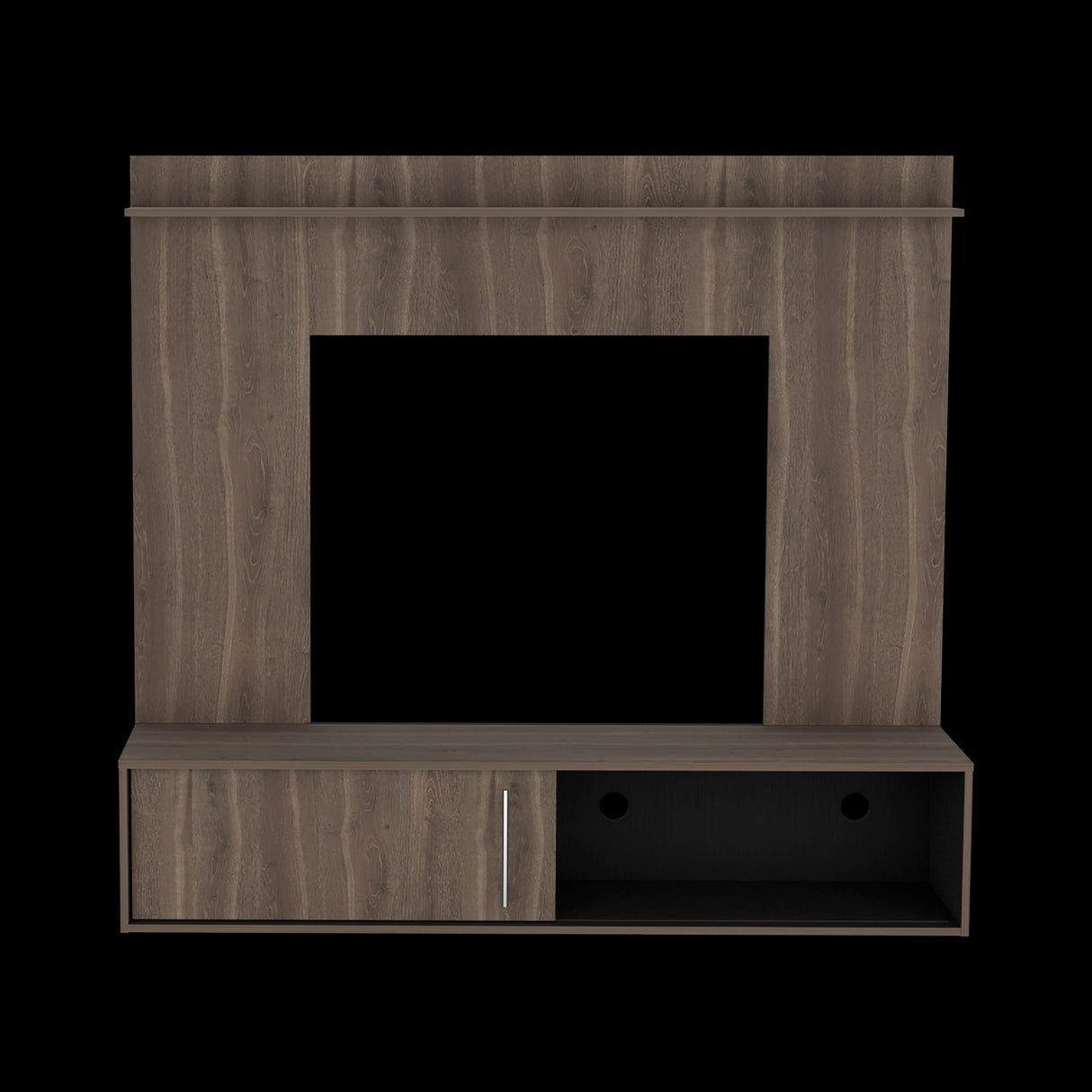 Panel de TV Bigaf Milan y Wengue 145.6x38cm Para TV Hasta 60 Pulgadas Flotante - MUEBLES DE TV | Bylmo