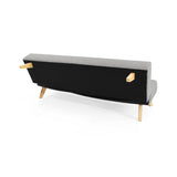 Sofá Cama Nebraska Plata 180x78cm de Tres Puestos Reclinable - SOFAS Y POLTRONAS | Bylmo