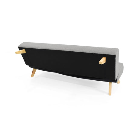 Sofá Cama Nebraska Plata 180x78cm de Tres Puestos Reclinable - SOFAS Y POLTRONAS | Bylmo