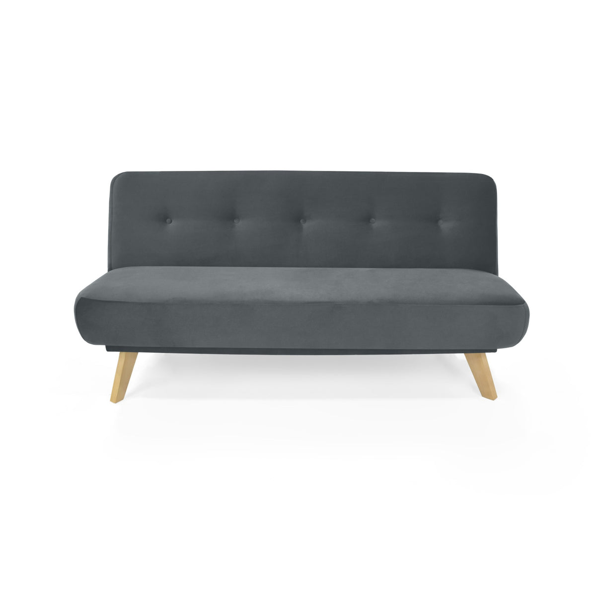 Sofá Cama Charlotte Gris 182x85cm de Tres Puestos Reclinable - SOFAS Y POLTRONAS | Bylmo
