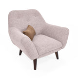 Poltrona Lincoln Rosa 86x80cm de Un Puesto con Apoya Brazos - SOFAS Y POLTRONAS | Bylmo