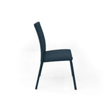 Silla de Comedor Vaduz Plomo 48x94cm con Espaldar y con Asiento Cuadrado - SILLAS Y BUTACOS | Bylmo