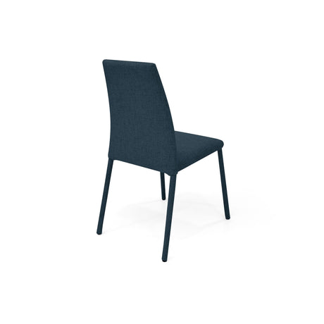 Silla de Comedor Vaduz Plomo 48x94cm con Espaldar y con Asiento Cuadrado - SILLAS Y BUTACOS | Bylmo