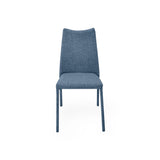 Silla de Comedor Palermo Indigo 45x94cm con Espaldar y con Asiento Cuadrado - SILLAS Y BUTACOS | Bylmo
