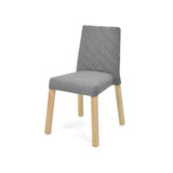 Silla de Comedor Cataluña Gris 48x87cm con Espaldar y con Asiento Cuadrado - SILLAS Y BUTACOS | Bylmo