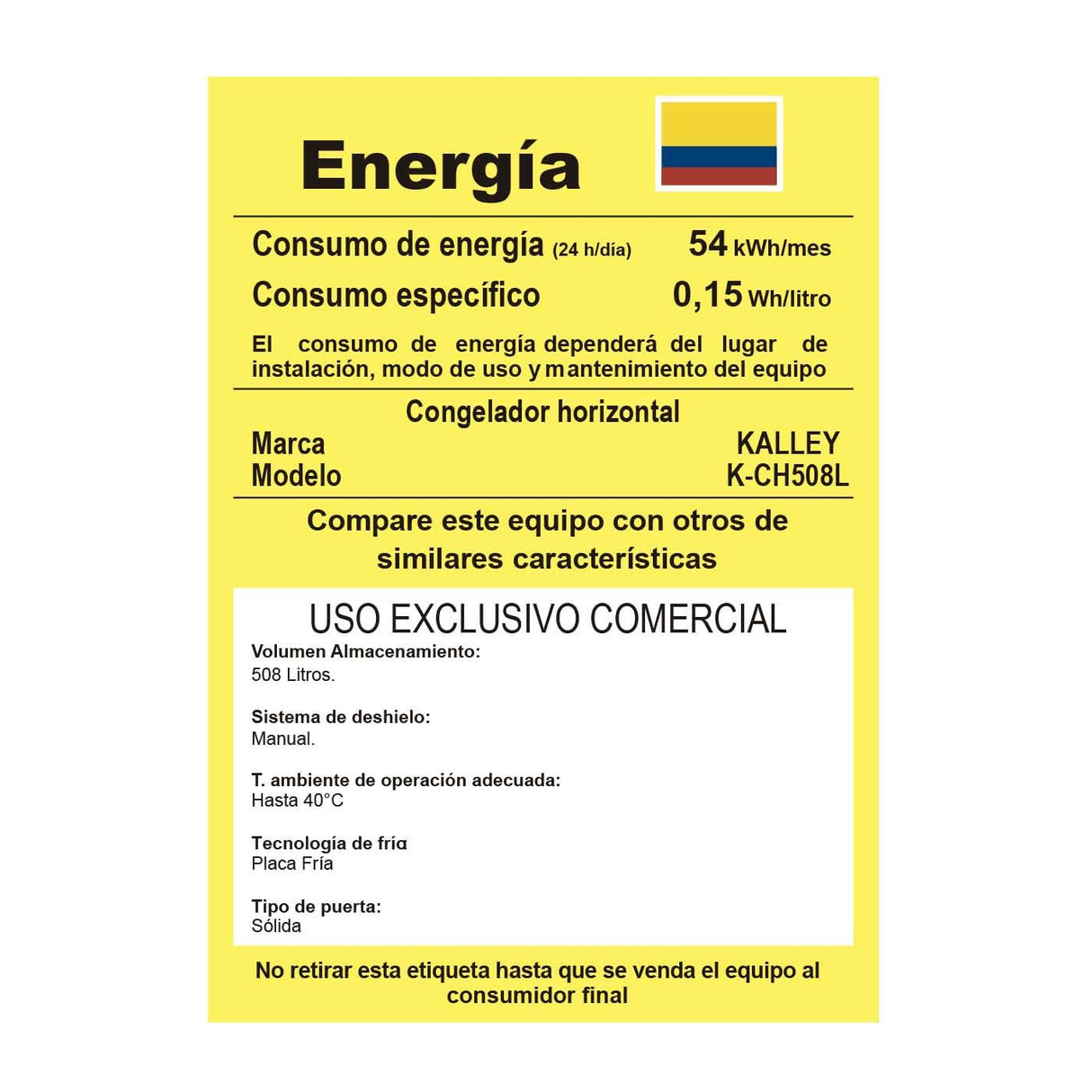 Congelador Dual Blanco Mate 153x83cm De 508 Litros Con Control de Temperatura e Iluminación Interna - CONGELADORES | Bylmo