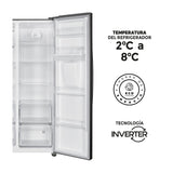 Nevecón Gris Oscuro 91x177cm De 529 Litros No Frost con Dispensador de Agua