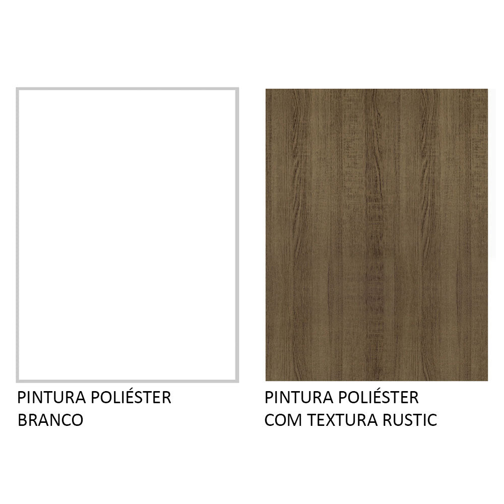 Cocina Integral Glamy Marron 419x225cm sin Mesón y sin Estufa - COCINAS | Bylmo