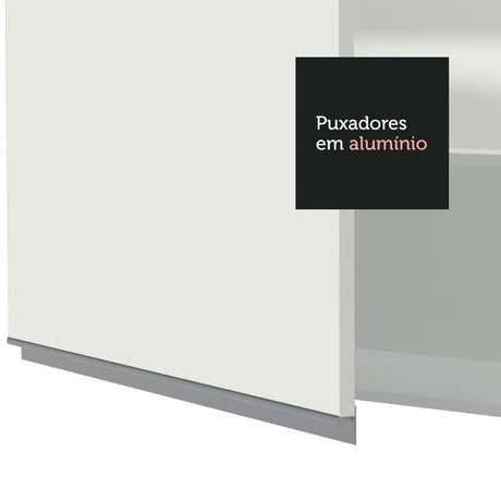 Cocina Integral Olimpia Blanco 330x225cm sin Mesón y sin Estufa - COCINAS | Bylmo