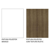 Cocina Integral Diamante Pop Marron 180x210cm con Mesón de Madera y sin Estufa - COCINAS | Bylmo